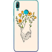 Чехол Uprint Huawei Y7 2019 Flower Hands