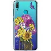 Прозрачный чехол Uprint Huawei Y7 2019 My Bouquet