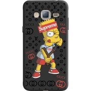 Черный чехол Uprint Samsung J320 Galaxy J3 Yellow Fun