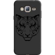 Черный чехол Uprint Samsung J320 Galaxy J3 Tiger