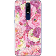 Чехол Uprint Nokia 5.1 Plus Pink Peonies