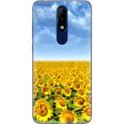 Чехол Uprint Nokia 5.1 Plus Подсолнухи