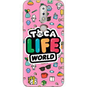 Чехол Uprint Nokia 7.1 Toca Boca Life World