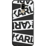 Черный чехол Uprint Samsung J810 Galaxy J8 2018 White Karl
