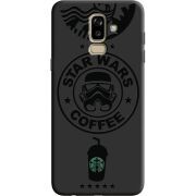 Черный чехол Uprint Samsung J810 Galaxy J8 2018 Dark Coffee