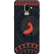 Черный чехол Uprint Samsung J810 Galaxy J8 2018 Ornament
