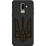 Черный чехол Uprint Samsung J810 Galaxy J8 2018 Ukrainian Trident