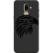 Черный чехол Uprint Samsung J810 Galaxy J8 2018 Eagle