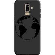 Черный чехол Uprint Samsung J810 Galaxy J8 2018 Earth