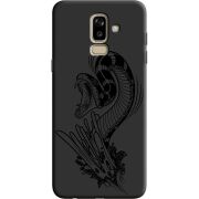 Черный чехол Uprint Samsung J810 Galaxy J8 2018 Snake