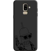 Черный чехол Uprint Samsung J810 Galaxy J8 2018 