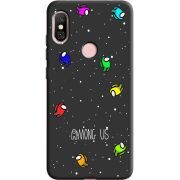 Черный чехол Uprint Xiaomi Redmi Note 6 Pro Among Us Invisible