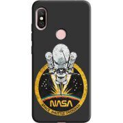 Черный чехол Uprint Xiaomi Redmi Note 6 Pro NASA Spaceship