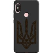Черный чехол Uprint Xiaomi Redmi Note 6 Pro Ukrainian Trident