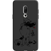 Черный чехол Uprint Meizu 15 