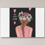 Печать на холсте 60 на 40 сантиметров You Can