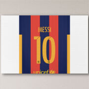 Печать на холсте 60 на 40 сантиметров Messi 10