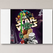 Печать на холсте 60 на 40 сантиметров Lego StarWars