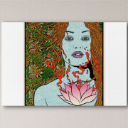 Печать на холсте 60 на 40 сантиметров 