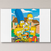 Печать на холсте 60 на 40 сантиметров The Simpsons