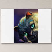Печать на холсте 60 на 40 сантиметров Cheshire Cat
