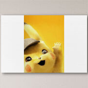 Печать на холсте 60 на 40 сантиметров Pikachu