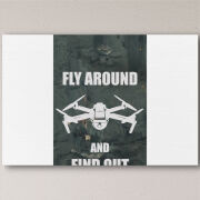 Печать на холсте 60 на 40 сантиметров Дрон Fly Around