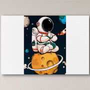 Печать на холсте 60 на 40 сантиметров Astronaut