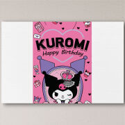Печать на холсте 60 на 40 сантиметров День народження Kuromi