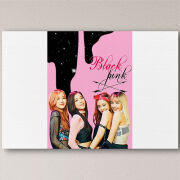 Печать на холсте 60 на 40 сантиметров Blackpink Star