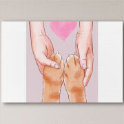 Печать на холсте 60 на 40 сантиметров 