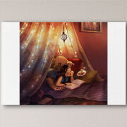 Печать на холсте 60 на 40 сантиметров 