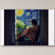 Печать на холсте 60 на 40 сантиметров 