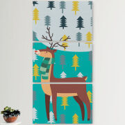 Модульные картины горизонтальные  60 на 40 3шт Foresty Deer