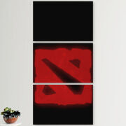 Модульные картины горизонтальные  60 на 40 3шт Dota 2