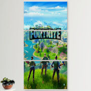 Модульные картины горизонтальные  60 на 40 3шт Fortnite