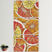 Модульные картины горизонтальные  60 на 40 3шт Citrus Pattern