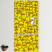Модульные картины горизонтальные  60 на 40 3шт Yellow Ducklings
