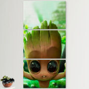 Модульные картины горизонтальные  60 на 40 3шт Groot