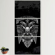 Модульные картины горизонтальные  60 на 40 3шт Harley Davidson