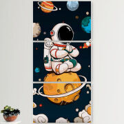 Модульные картины горизонтальные  60 на 40 3шт Astronaut