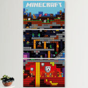 Модульные картины горизонтальные  60 на 40 3шт Minecraft Lode Runner