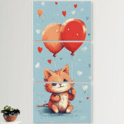 Модульные картины горизонтальные  60 на 40 3шт 