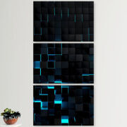 Модульные картины горизонтальные  60 на 40 3шт Cubes