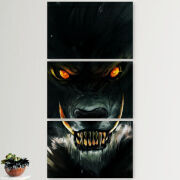 Модульные картины горизонтальные  60 на 40 3шт Werewolf