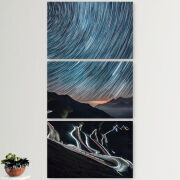 Модульные картины горизонтальные  60 на 40 3шт Night Lights