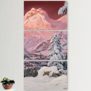 Модульные картины горизонтальные  60 на 40 3шт 