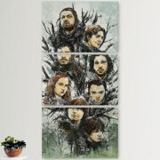 Модульные картины горизонтальные  60 на 40 3шт 