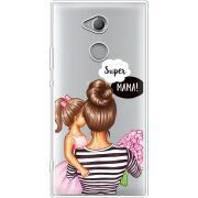 Прозрачный чехол Uprint Sony Xperia XA2 Ultra H4213 Super Mama and Daughter