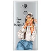 Прозрачный чехол Uprint Sony Xperia XA2 Ultra H4213 Live The Moment